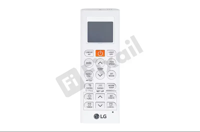 LG Air Conditioner Remote Controller Assembly